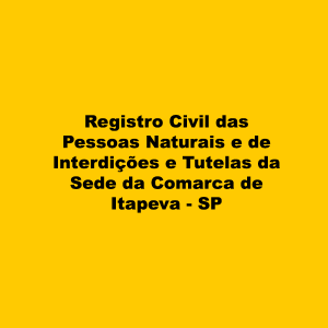 Cartório de Registro Civil de Itapeva