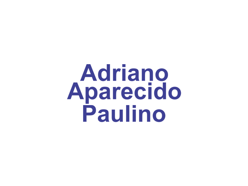 Adriano Aparecido Paulino